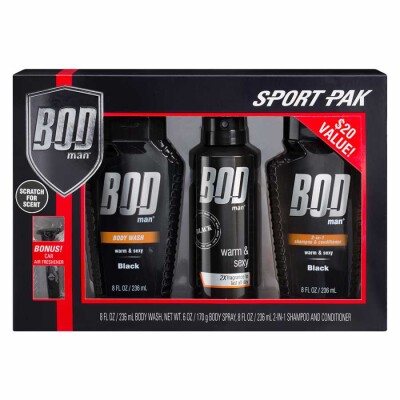 Bodman Black Sport Pak Erkek Hediye Seti - 1