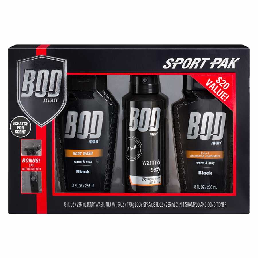 Bodman Black Sport Pak Erkek Vücut Spreyi Hediye Seti - 1