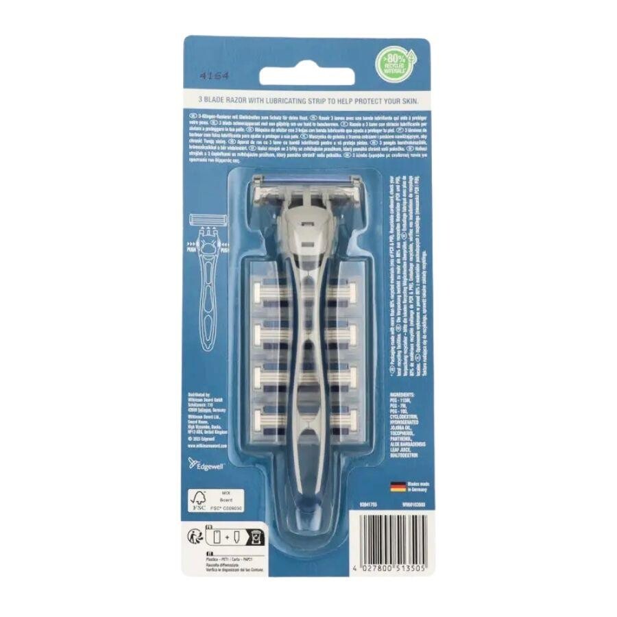 Wilkinson Essentials 3 Hybrid Erkek Tıraş Bıçağıi Sapı + 4 Yedek Kartuş - 2