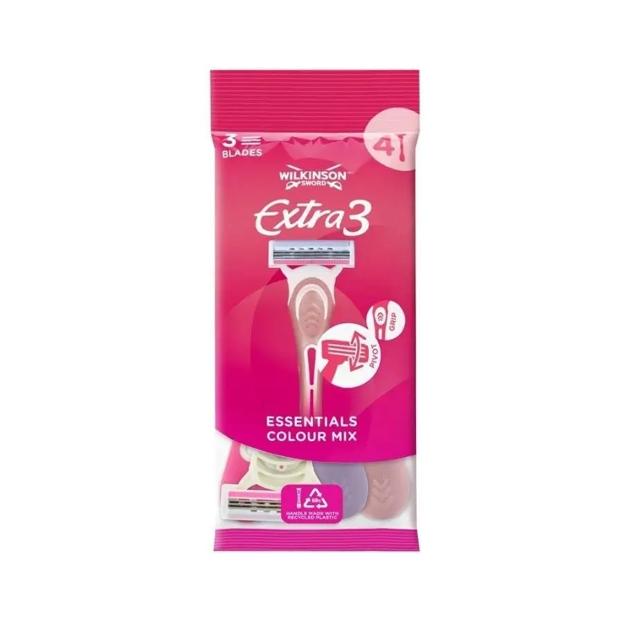 Toptan Wilkinson Extra 3 Beauty Kullan At Tıraş Bıçağı 4''lü Paket - 1