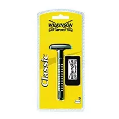 Toptan Wilkinson Klasik Tıraş Bıçağı Makinesi ve 5 Yedek Bıçak Toptan - Koli İçi: 5 Adet - Wilkinson Sword