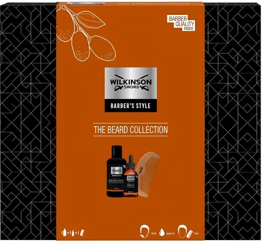 Wilkinson Sword Barber's Style Beard Collection Erkek Sakal Bakım Hediye Seti - 1