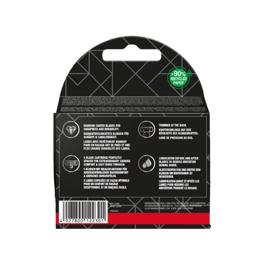 Wilkinson Sword Barber's Style The Designer Tıraş Bıçağı Kartuşu- 4 Adet - 2