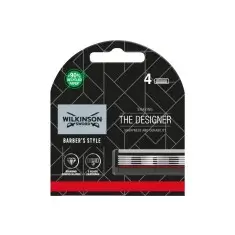 Wilkinson Sword Barber's Style The Designer Tıraş Bıçağı Kartuşu- 4 Adet - Wilkinson Sword