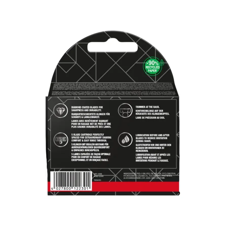 Wilkinson Sword Barber's Style The Designer Tıraş Bıçağı Kartuşu- 4 Adet - 2