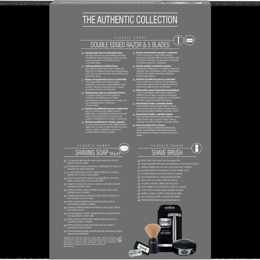 Wilkinson Sword Barber's Style Authentic Collection Erkek Hediye Tıraş Seti - 12