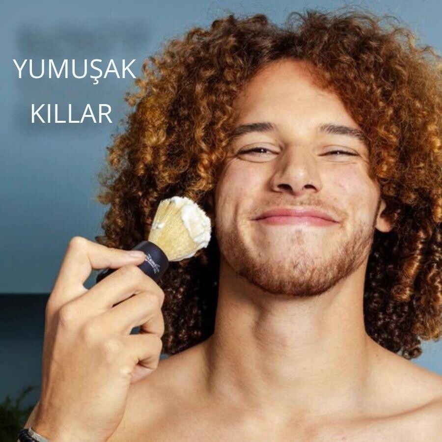 Wilkinson Sword Classic Tıraş Fırçası | Sentetik Kıl, Geleneksel Islak Tıraş için İdeal | Erkek Bakımı - 2