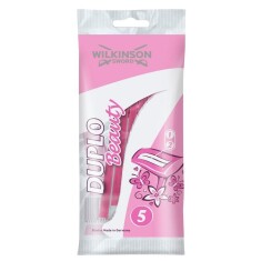 Wilkinson Sword Duplo Beauty 2 Bıçaklı Kadın Kullan At Tıraş Bıçağı 5 Adet - Wilkinson Sword