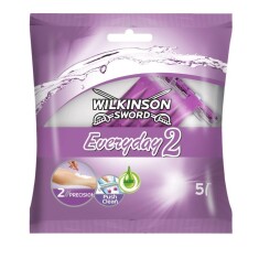 Toptan Wilkinson Sword Everyday 2,' Çift Bıçaklı Kadın Kullan At Tıraş Bıçağı 5 Adet - Wilkinson Sword