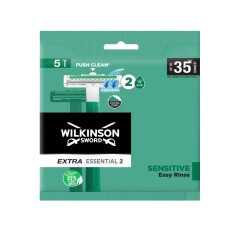 Wilkinson Sword Extra Essential 2 Bıçaklı Erkek Kullan At Tıraş Bıçağı 5 Adet - Wilkinson Sword
