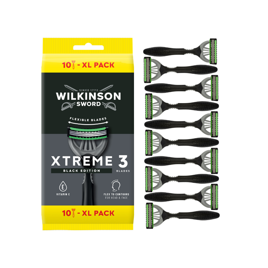 Wilkinson Sword Xtreme 3 Black Erkek Tıraş Bıçağı XL-10 Adet - 2