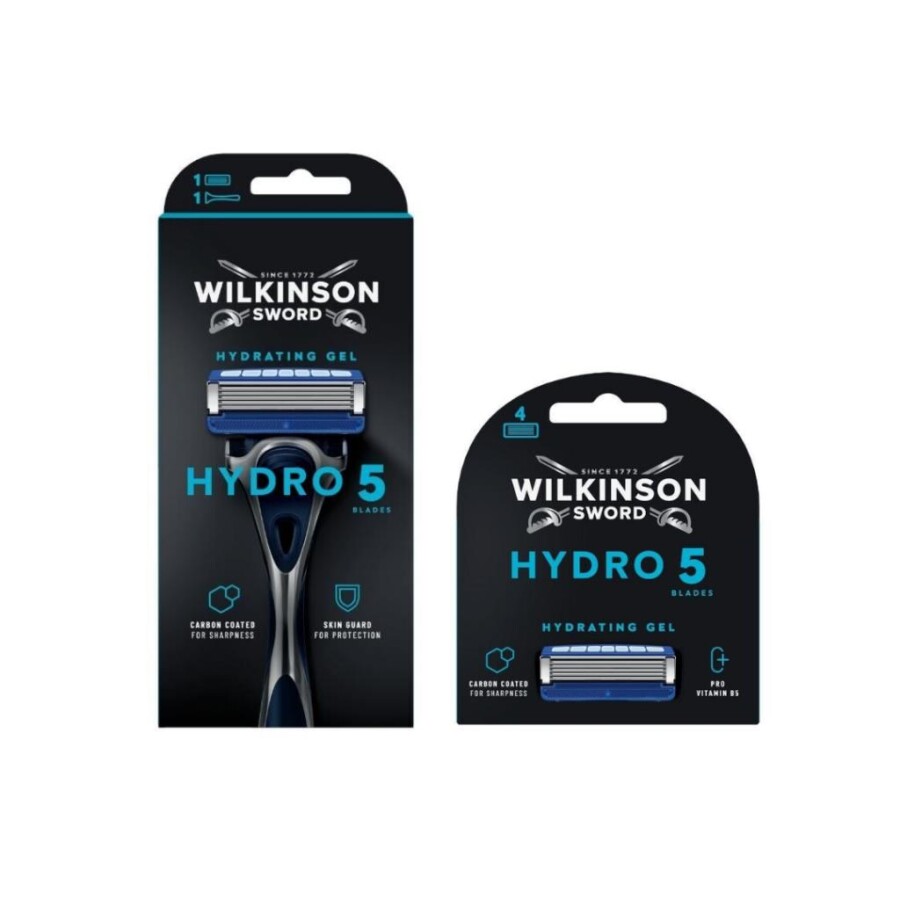 Wilkinson Sword Hydro 5 Erkek Tıraş Bıçağı ve 4 Yedek Set - 1