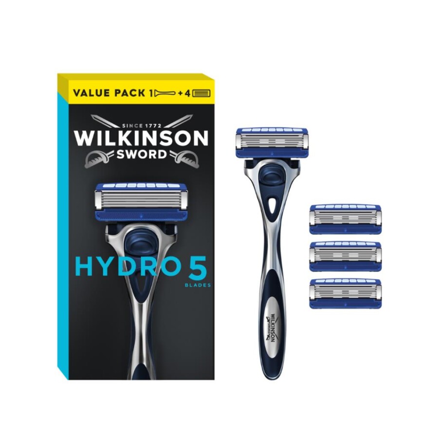Wilkinson Sword Hydro 5 Pro-Vitamin B5 Erkek Tıraş Bıçağı Sapı + 4 Yedek Kartuş - 8
