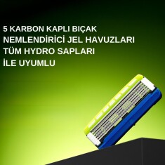 Wilkinson Sword Hydro 5 Sensitive Aloe Veralı 4 Adet Yedek Kartuş - 4