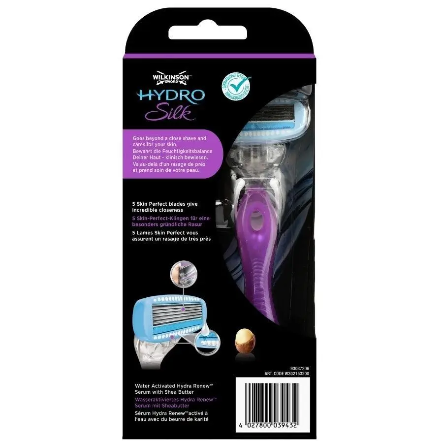 Toptan Wilkinson Sword Hydro Silk 5 Bıçaklı Kadın Sistem Tıraş Bıçağı - 2
