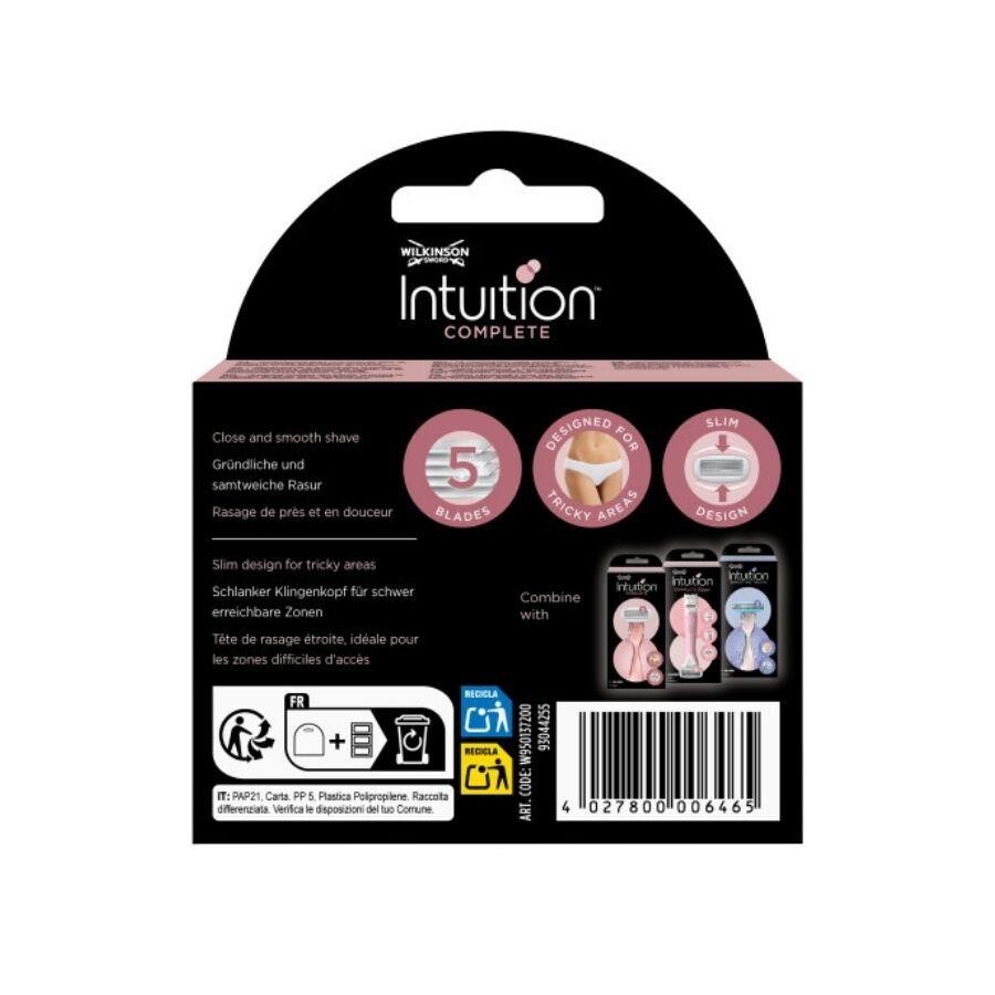 Wilkinson Sword Intuition Complete Kadın Tıraş Bıçağı Kartuşu | 5 Bıçaklı 3 Yedek Kartuş - 3