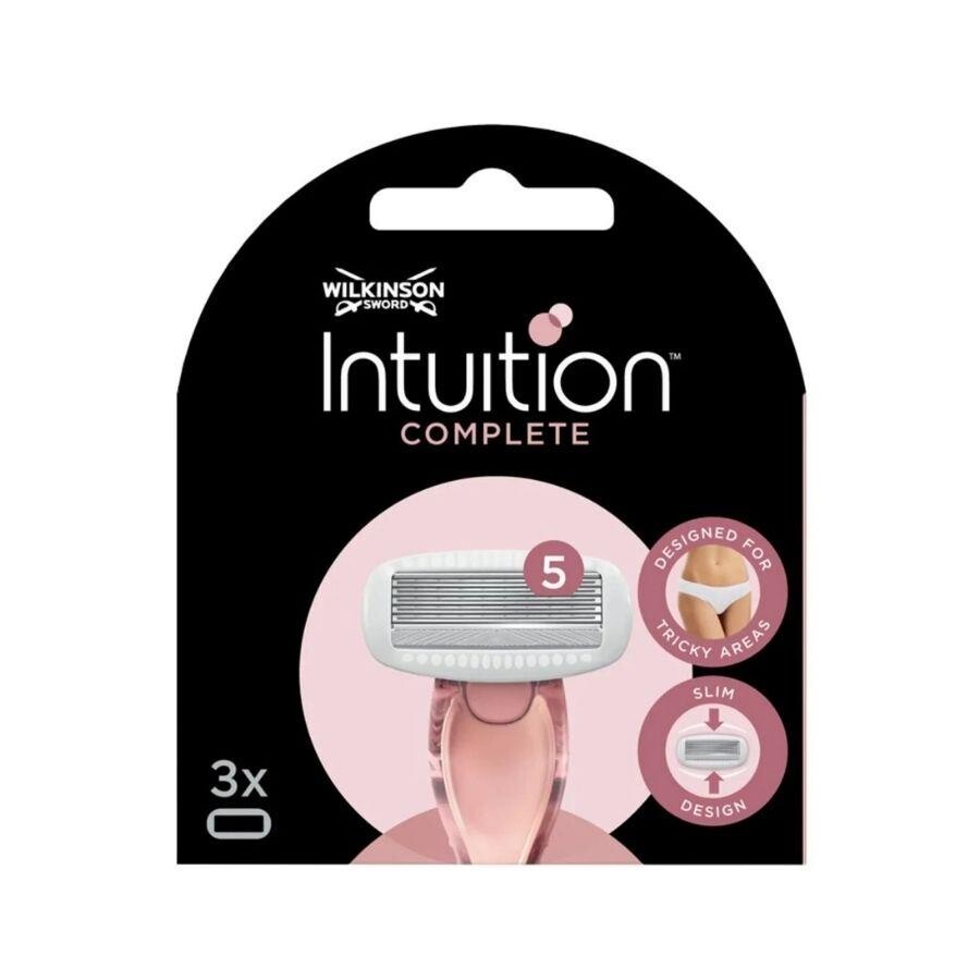 Wilkinson Sword Intuition Complete Kadın Tıraş Bıçağı Kartuşu | 5 Bıçaklı 3 Yedek Kartuş - 1