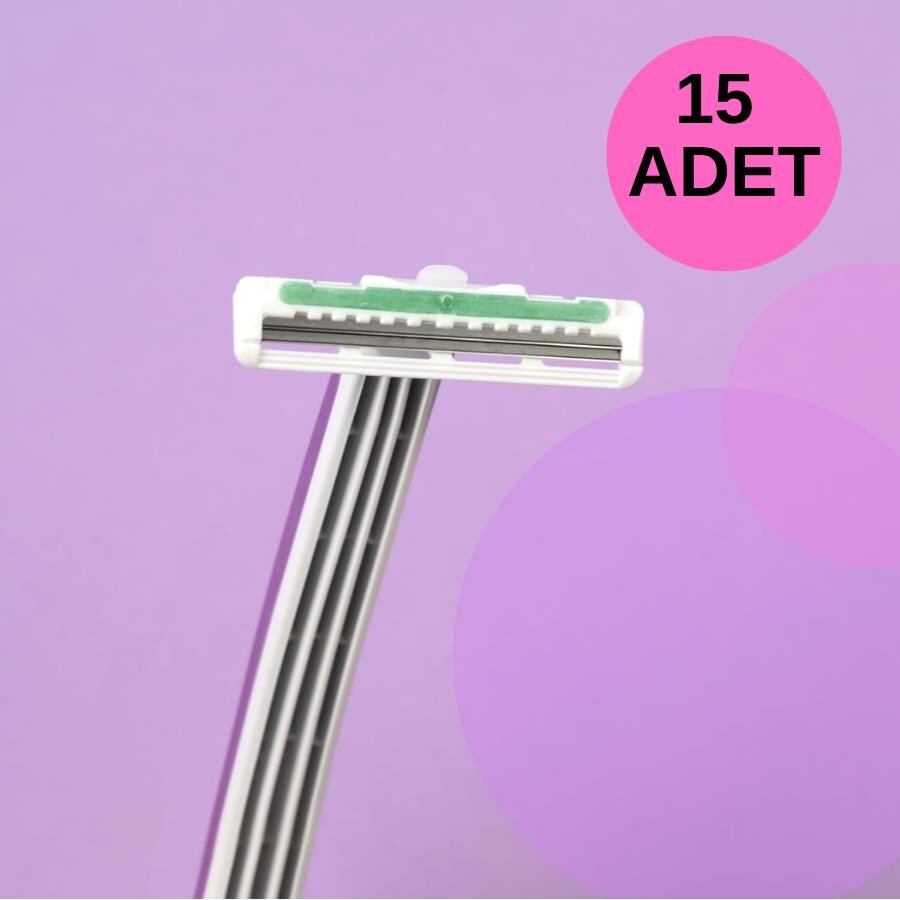 Wilkinson Sword Intuition Essentials Extra 2 Kadın Çift Bıçaklı Tıraş Bıçağı - 10+5 Paket - 3