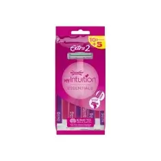 Wilkinson Sword Intuition Essentials Extra 2 Kadın Çift Bıçaklı Tıraş Bıçağı - 10+5 Paket - Wilkinson Sword