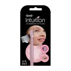 Wilkinson Sword Intuition Kaş Şekillendirme Seti – 3 Kaş Usturası + 1 Fırça & Tarak Aparatı - Wilkinson Sword