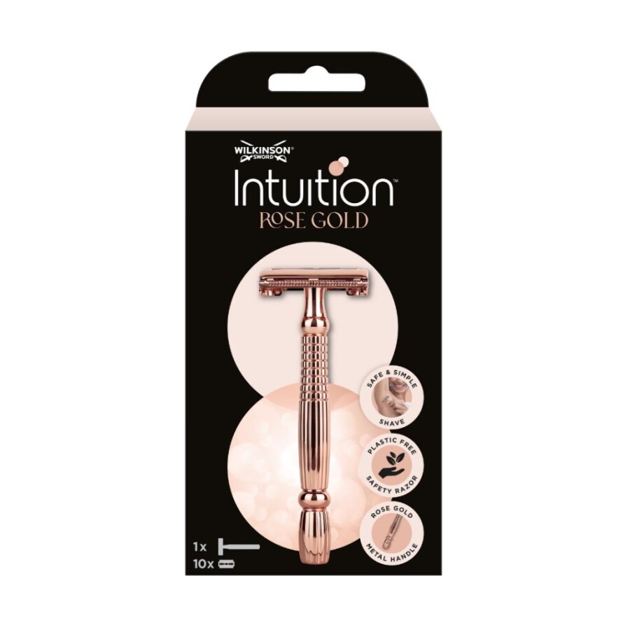 Wilkinson Sword Intuition Rose Gold Double Edge Kadın Tıraş Bıçağı - 1