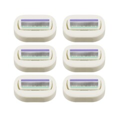 Wilkinson Sword Intuition Sensitive Care Kendinden Sabunlu Kadın Tıraş Bıçağı Kartuşu | XXL 6 Yedek Başlık - 3
