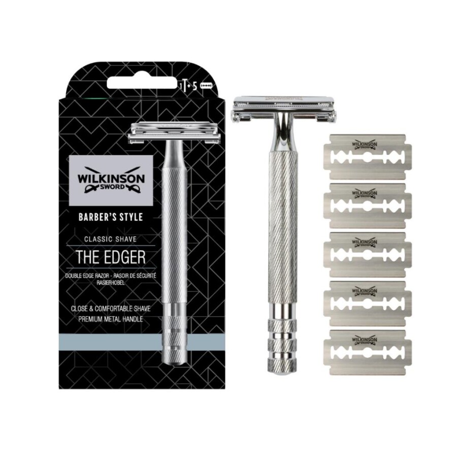Wilkinson Sword Barber’s Style Double Edge Klasik Metal Erkek Tıraş Bıçağı Makinesi - 3