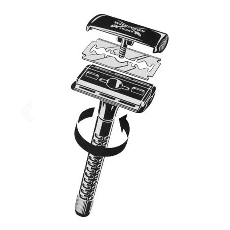 Toptan Wilkinson Sword Klasik Tıraş Bıçağı Makinesi ve 5 Yedek Bıçak - 4