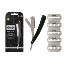 Wilkinson Sword The Pioneer Cut Throat Ustura – Ahşap Saplı Klasik Tıraş Usturası + 5 Yedek Bıçak - 2