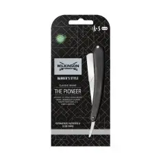 Wilkinson Sword The Pioneer Cut Throat Ustura – Ahşap Saplı Klasik Tıraş Usturası + 5 Yedek Bıçak - Wilkinson Sword