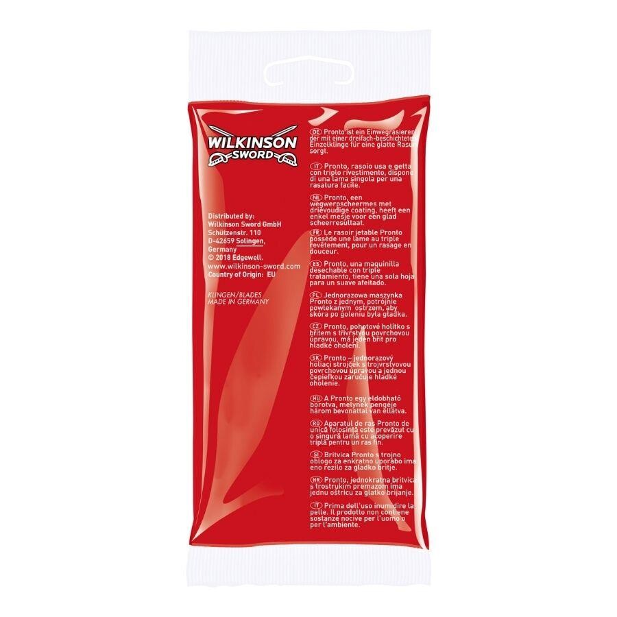 Wilkinson Sword Pronto Tek Bıçaklı Erkek Kullan At Tıraş Bıçağı 3x5 Adet - 5