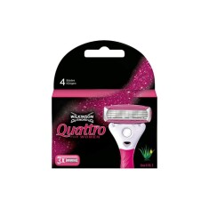 Wilkinson Sword Quattro 4 Bıçaklı Kadın Tıraş Bıçağı 3 Yedek Başlık - Wilkinson Sword