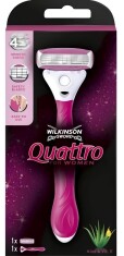 Wilkinson Sword Quattro Sistem Kadın Tıraş Bıçağı Vakumlu Tutma Aparatı İle Birlikte - Wilkinson Sword