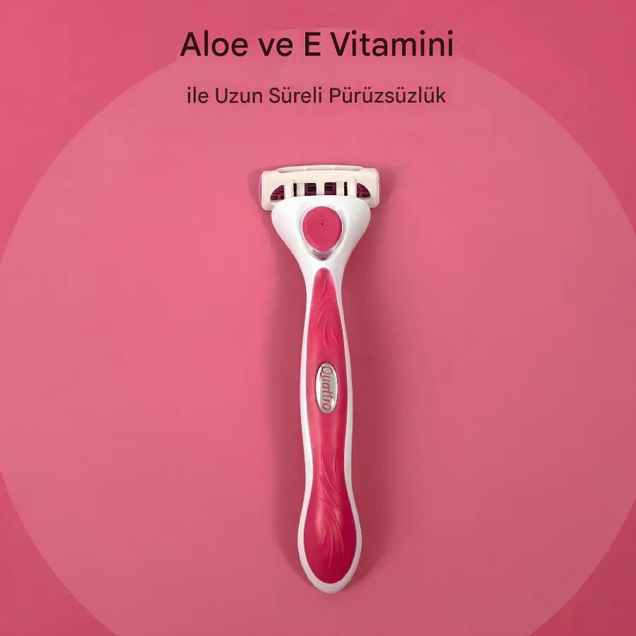 Wilkinson Sword Quattro Sistem Kadın Tıraş Bıçağı Vakumlu Tutma Aparatı İle Birlikte - 3
