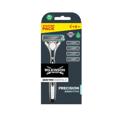 Wilkinson Sword Quattro Tıraş Bıçağı 1 Sap + 5 Yedek Kartuş - Wilkinson Sword