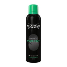 Wilkinson Sword Sensitive Tıraş Köpüğü 200 ml - Hassas Ciltler, 0 Alkol - Wilkinson Sword