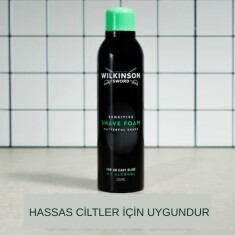 Wilkinson Sword Sensitive Tıraş Köpüğü 200 ml - Hassas Ciltler, 0 Alkol - 5