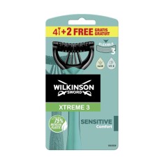 Wilkinson Sword Xtreme 3 Sensitive Comfort Erkek Kullan At Tıraş Bıçağı 4+2 - Hassas Ciltler - Wilkinson Sword