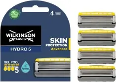Wilkinson Swrod Hydro 5 Skın Advanced Sensitive 4'lü yedek - Wilkinson Sword
