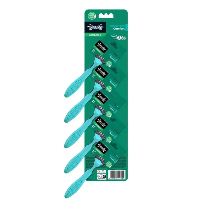 Wilkinson Sword Xtreme 3 Sensitive Erkek Kullan At Tıraş Bıçağı Kartela 12 Adet - 1