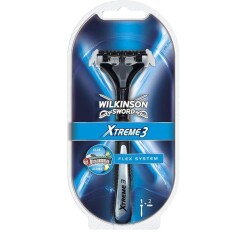 Wilkinson Xtreme 3 - Sistem Tıraş Bıçağı Sapı + 2 Yedek Başlık - Wilkinson Sword
