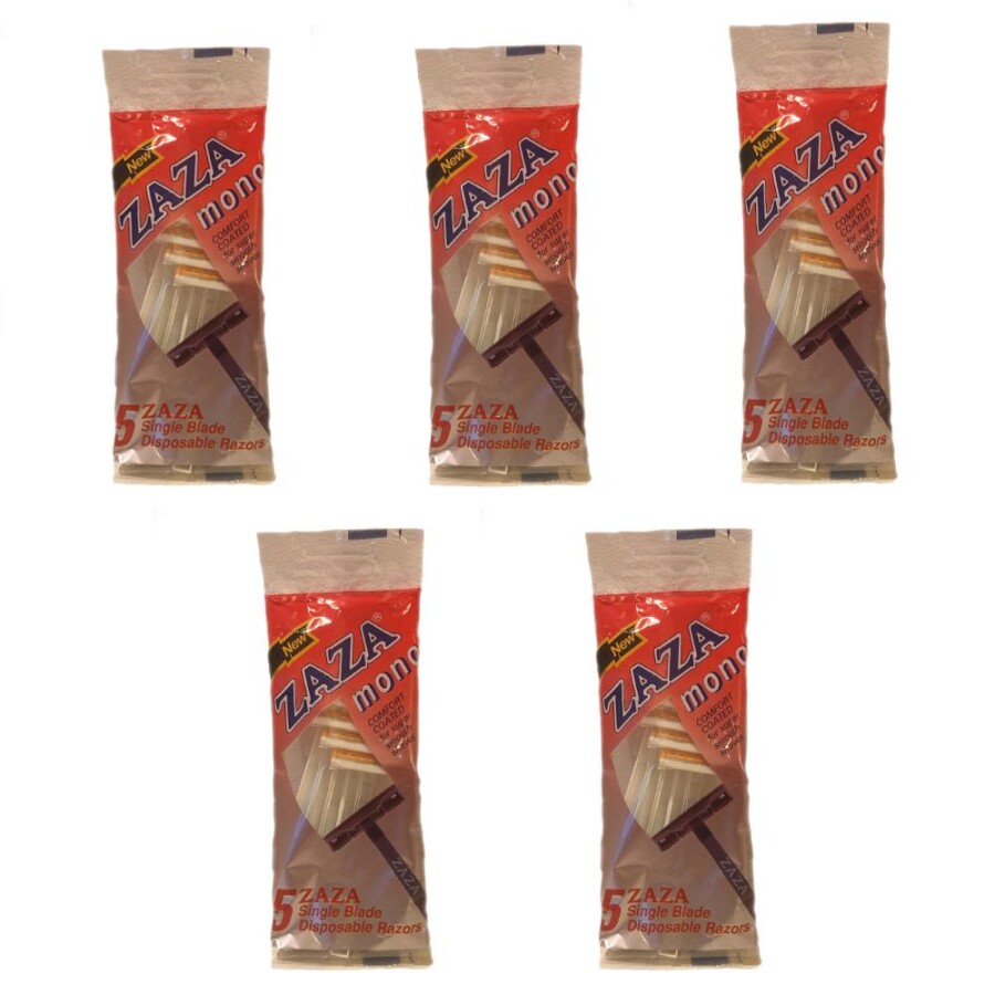 Zaza Mono Tek Bıçaklı Kullan At Tıraş Bıçağı 5 Paket 5x5 - 1